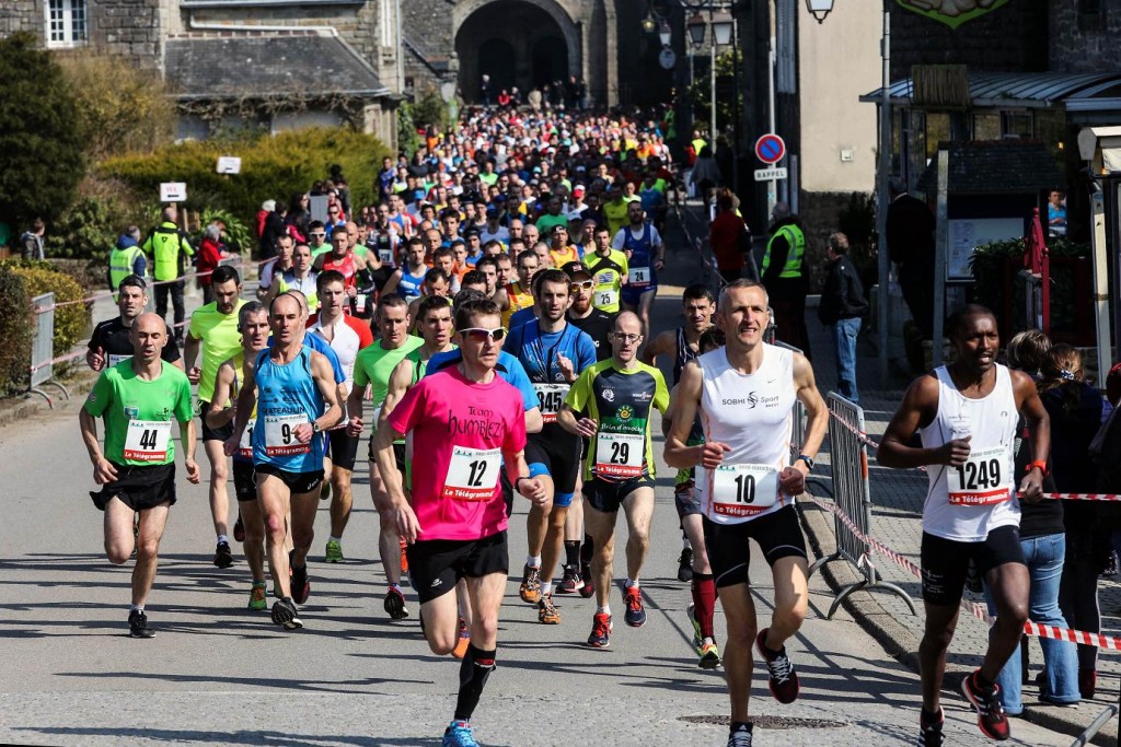 Semi-marathon Locronan-Quimper. Dimanche 13 mars 2016.