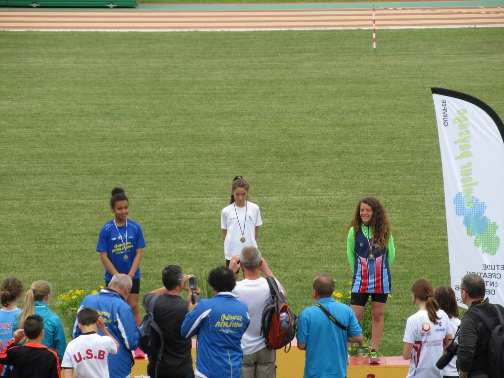 Médaille de bronze pour Olivia au javelot