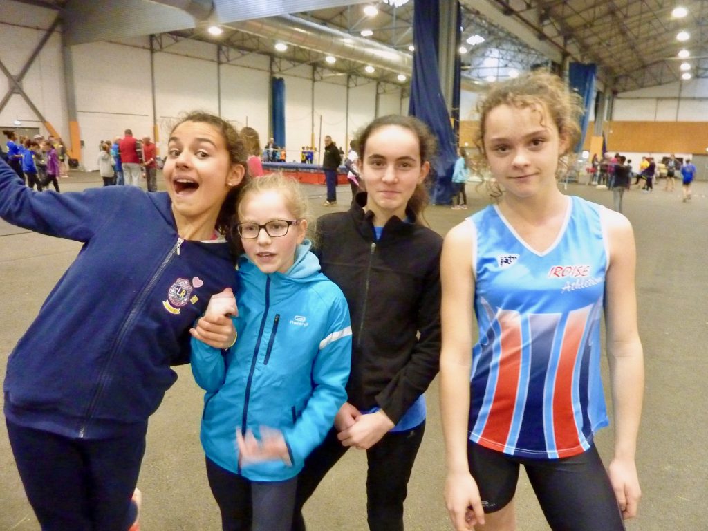 Jeanne, Manon, Célia et Lucie: des benjamines au top ! 